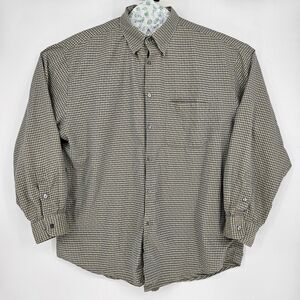 Tricots St Raphael Shirt Mens XXL Button Down Casual 100% Cotton Long‎ Sleeve